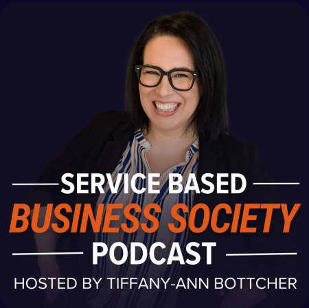 Service Based Business Society Podcast thumbnails